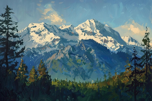 Alpine  Majesty N7H92K 48 Print