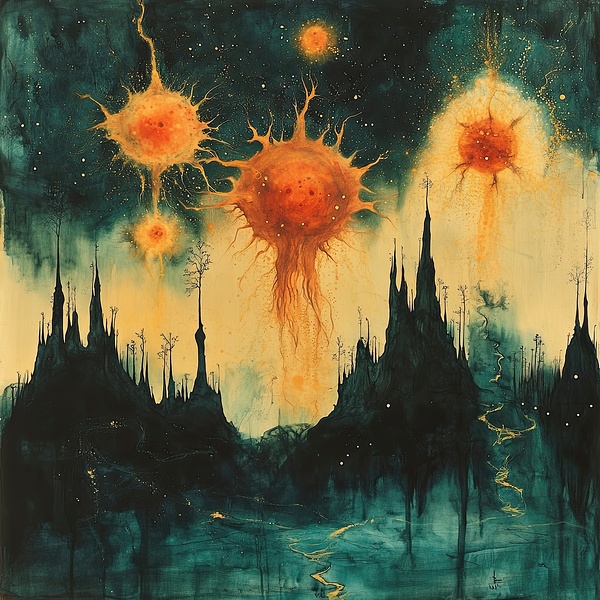 Celestial Flora Ascent H9P2N5 60 by Abstract Rebellion