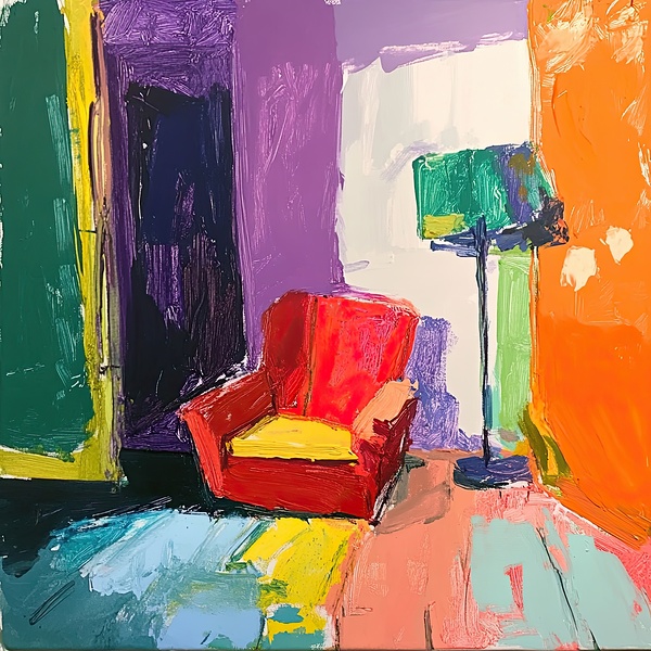 Chromatic Interior 2H9N3Z 58 Print