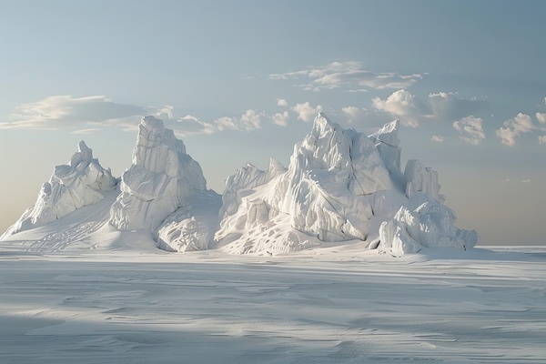 Arctic Sculptures 7H29P4 45 by Abstract Rebellion