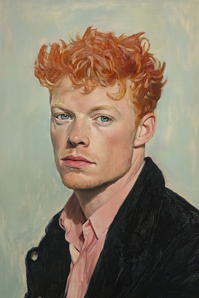 Auburn Gaze Portrait H92N5Z 58 Print