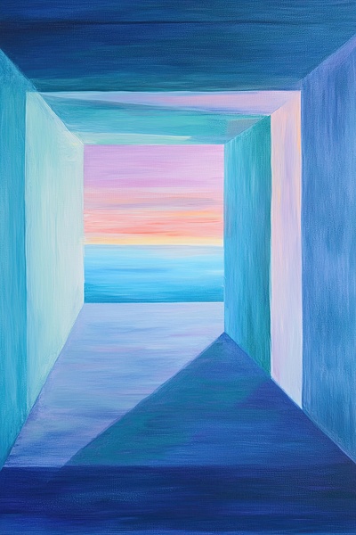 Azure Passage Sunset View H2N9P4 58 by Abstract Rebellion