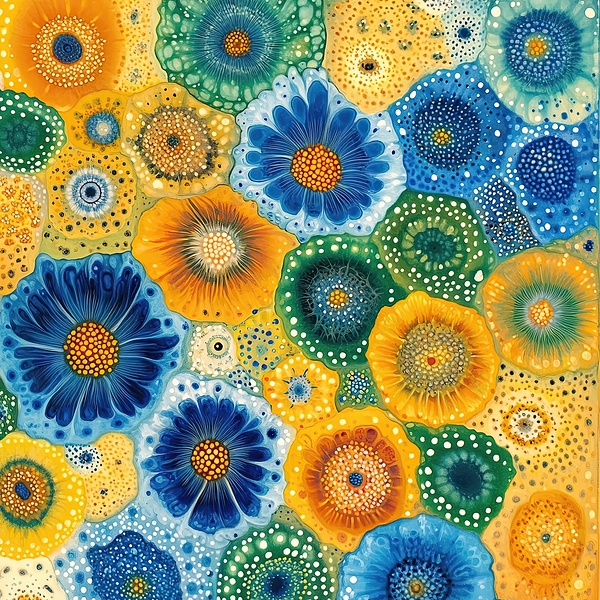 Blooming Cosmos 79B2D3 60 by Abstract Rebellion