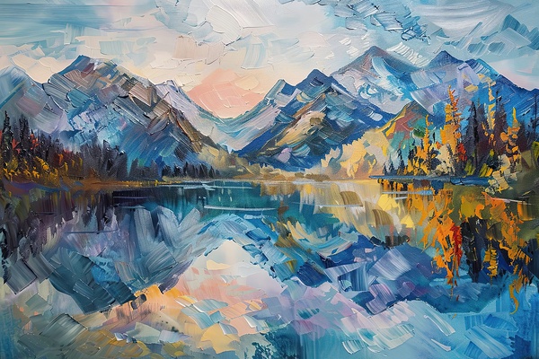 Autumn Reflections 9H2N3P 51 by Abstract Rebellion
