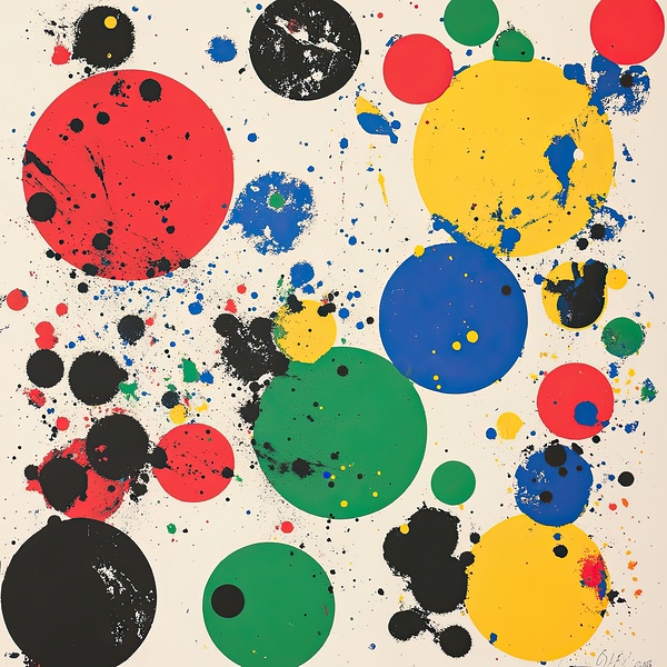Chromatic Orbs Dance H2N3P9 57 by Abstract Rebellion