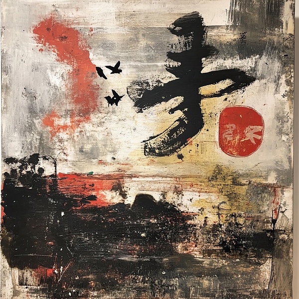 Crimson Horizon Flight 2H9P3Z 60 Print