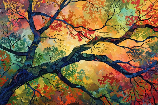 Autumn Embrace NH7B92 62 Print