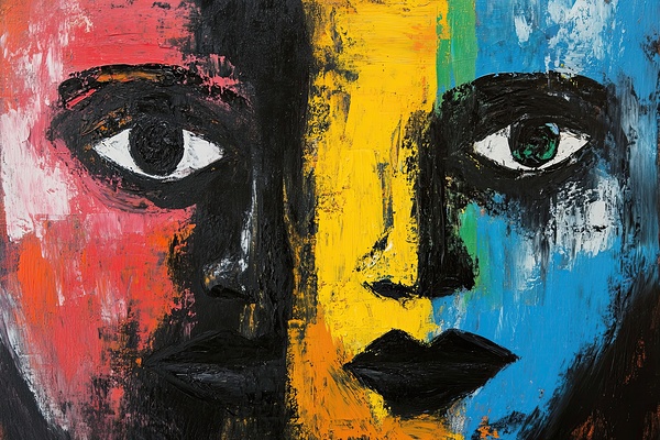 Chromatic Visage Duality H2N9P2 47 by Abstract Rebellion