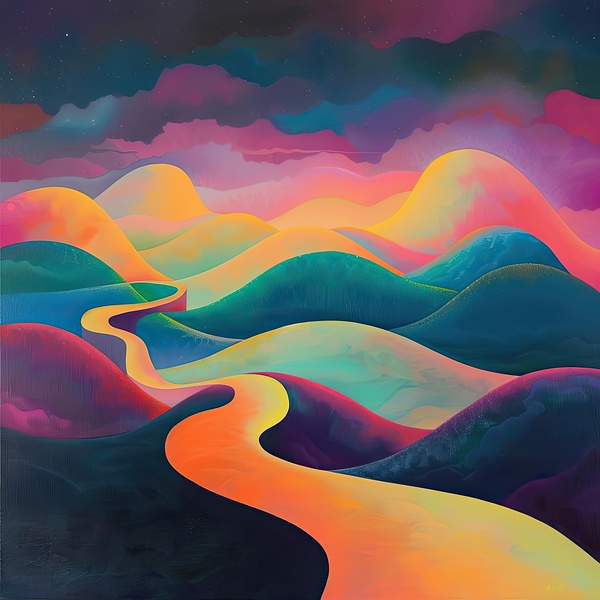 Chromatic Passage ZX49N7 55 Print