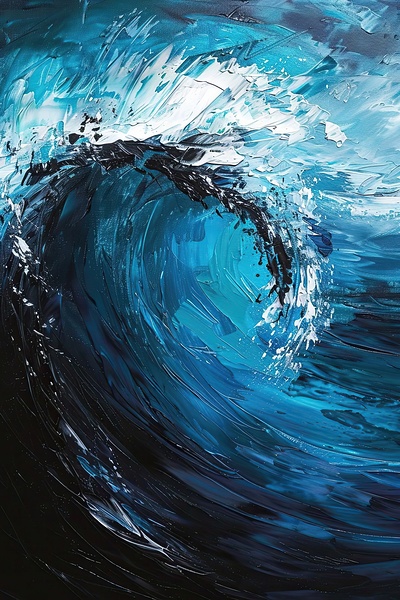 Azure Crest Wave H429PN 57 by Abstract Rebellion