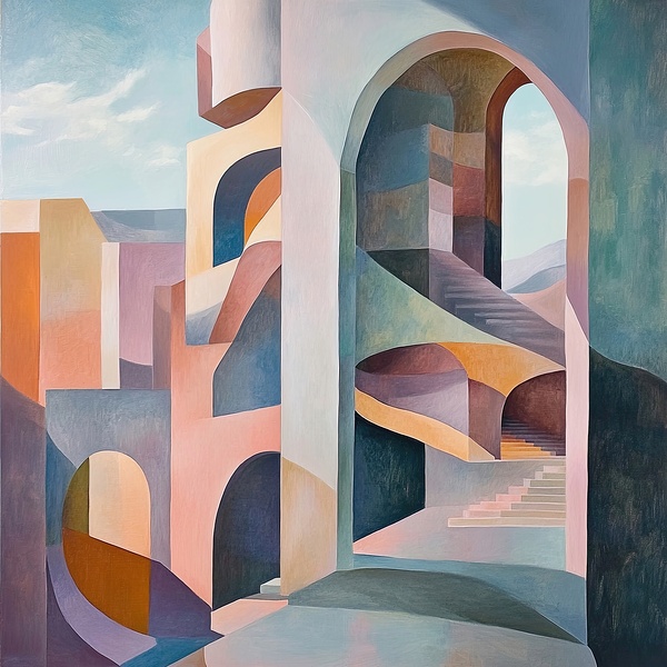 Architectural Reverie H9P4N2 60 Print