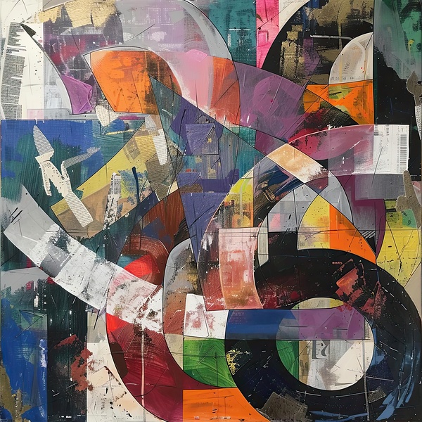 Chromatic Interlace 42HKP9 63 Print