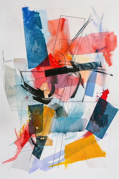Abstract Composition 7H29PB 45 Print