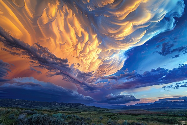 Celestial Undulations ZX92N5 67 Print