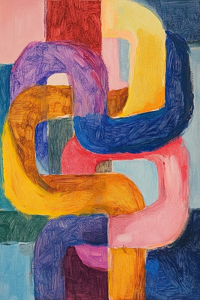 Chromatic Interlace 5Z8H9N 58 Print