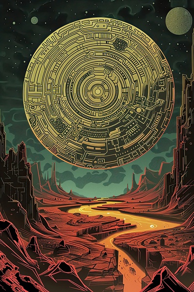 Celestial Circuitry H92N5Z 62 Print