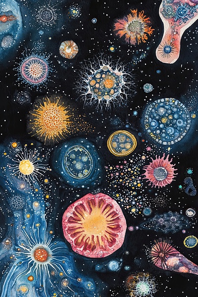 Cosmic Microcosm Dance 78HNP2 62 Print