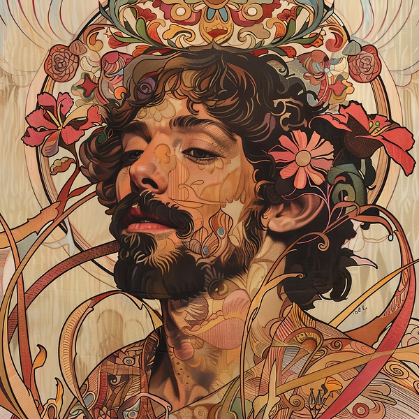 Floral Reverie: Alphonse Mucha by Abstract Rebellion