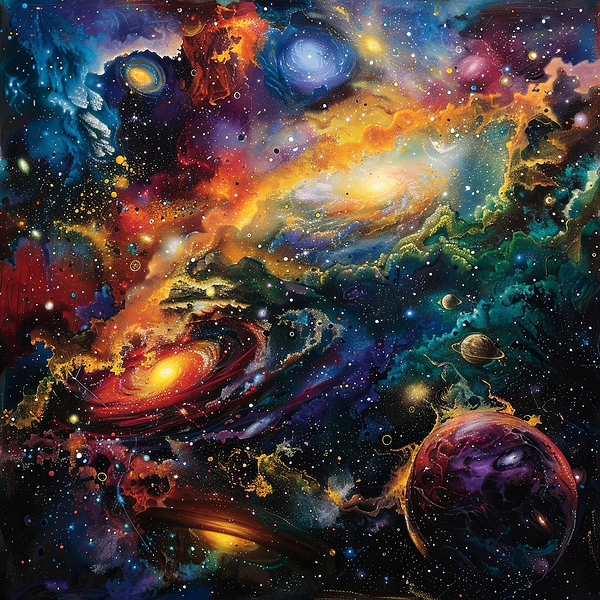 Cosmic Symphony Print