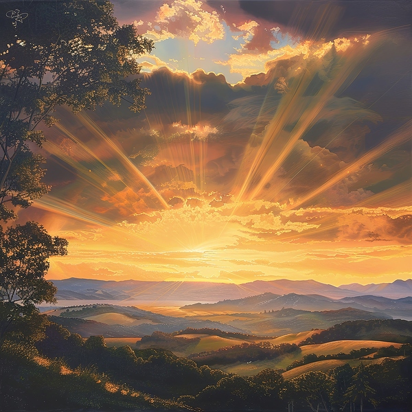 Golden Valley Awakening by Abstract Rebellion