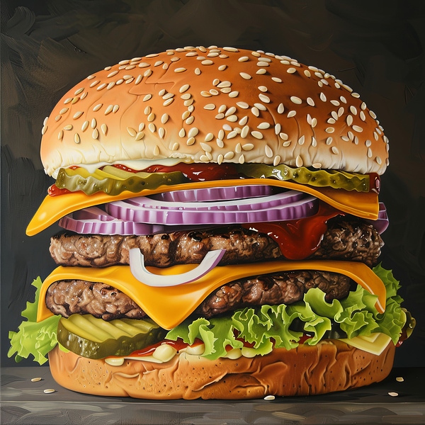 Ode to the Burger Print