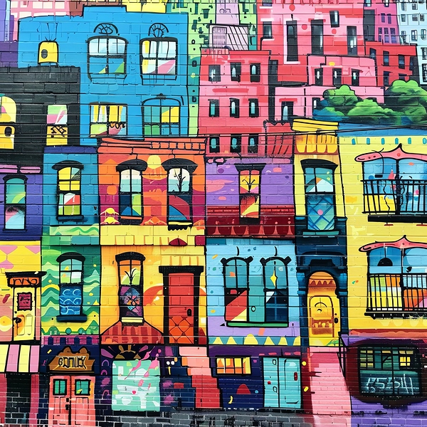 Urban Kaleidoscope Print