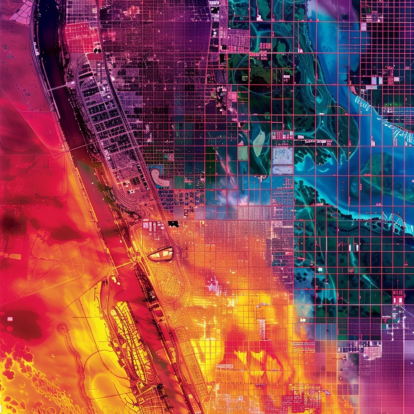 Urban Gradient Print