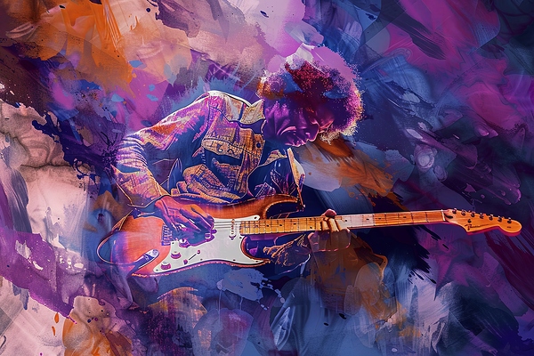 Electric Vibes of Jimmy Hendrix by Abstract Rebellion