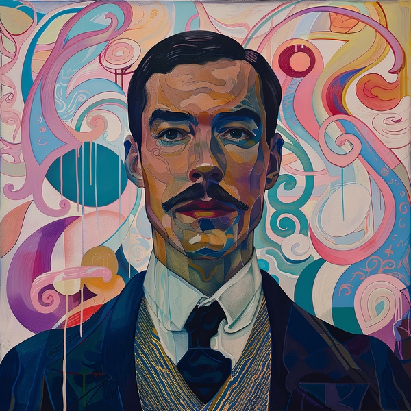 Vibrant Identity: Koloman Moser Print