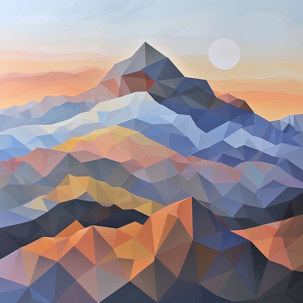 Geometric Horizons Print