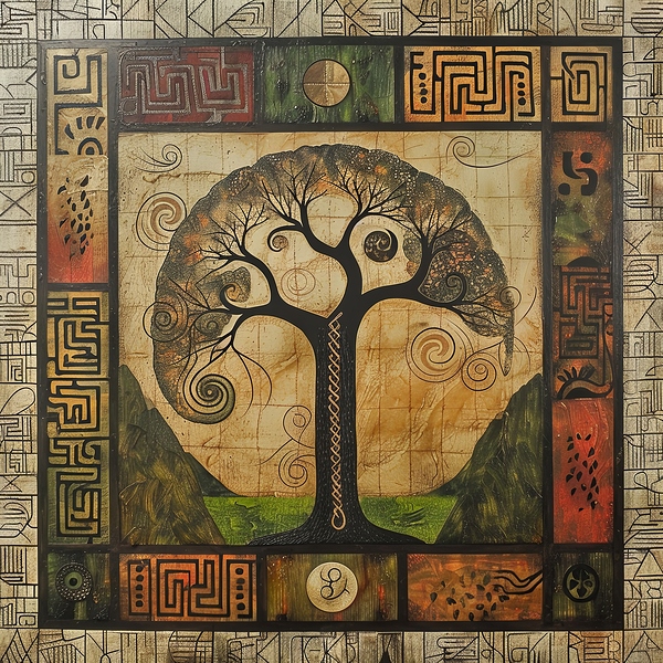 Tree of Life Labyrinth by Abstract Rebellion