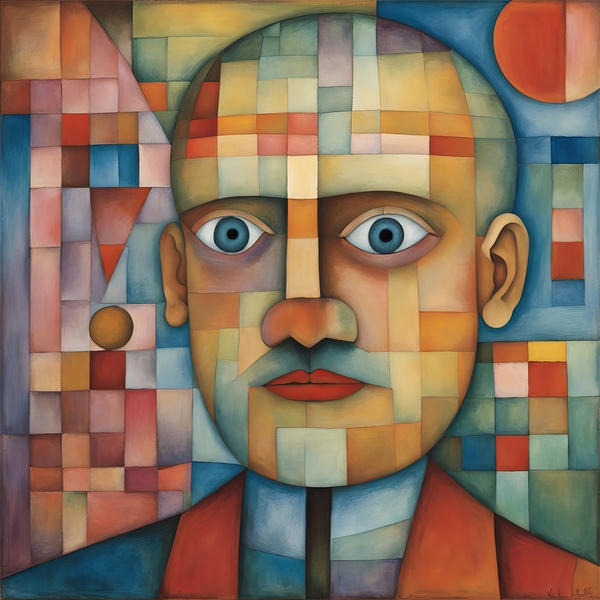 Geometric Persona: Paul Klee by Abstract Rebellion