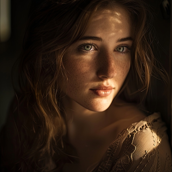 Luminous Gaze Print