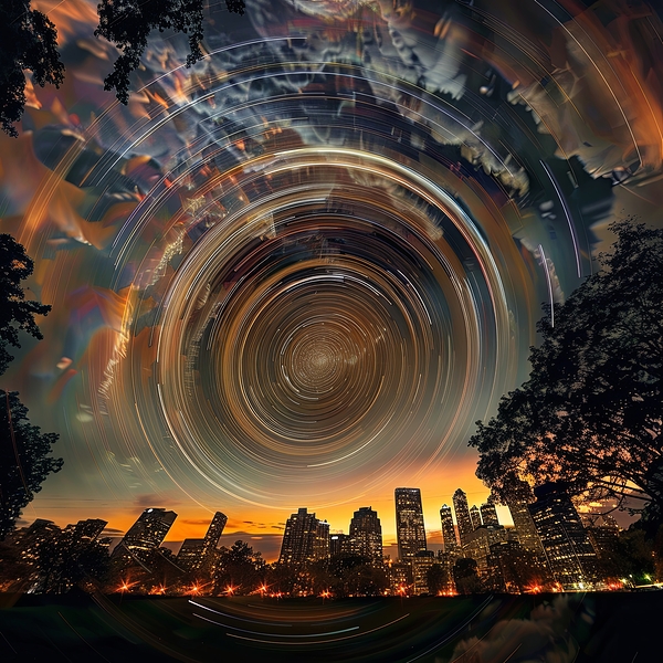 Urban Vortex Print