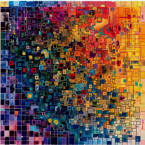 Digital Mosaic Print