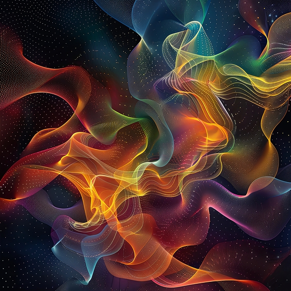 Cosmic Weave Print