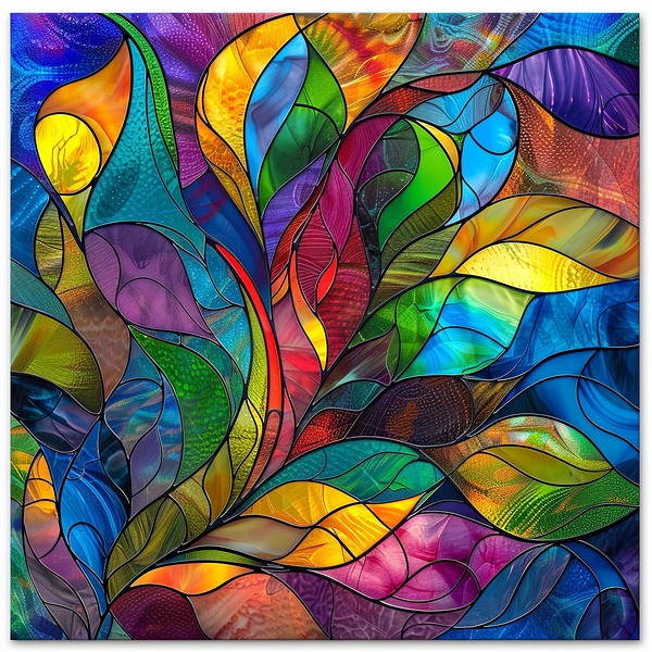 Prismatic Petals Print