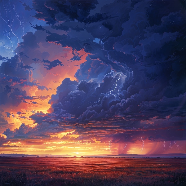 Storms Embrace Print