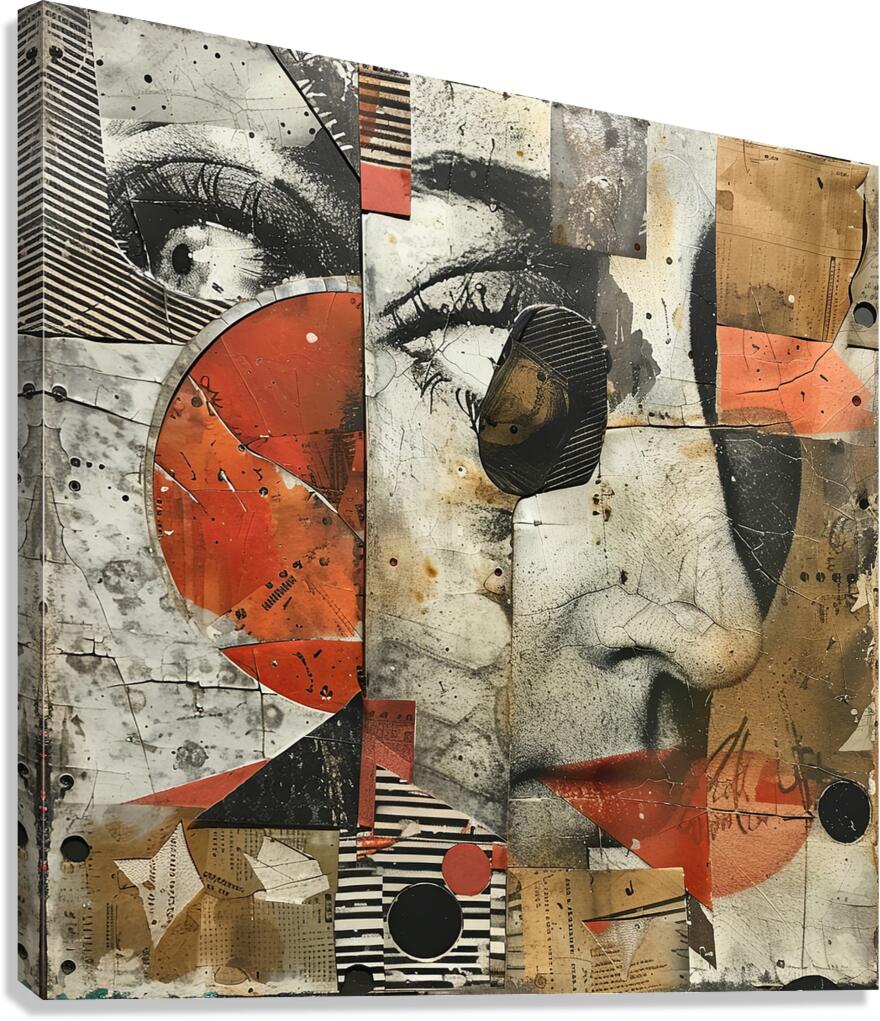 Fragmented Perception Canvas Print