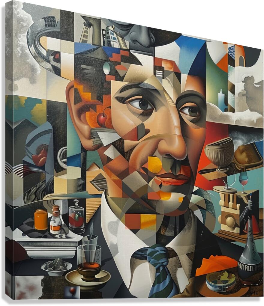 Fractured Mindscape: Jean Metzinger Canvas Print
