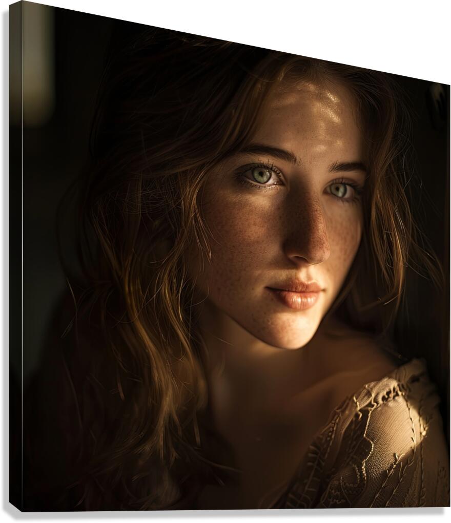 Luminous Gaze Canvas Print