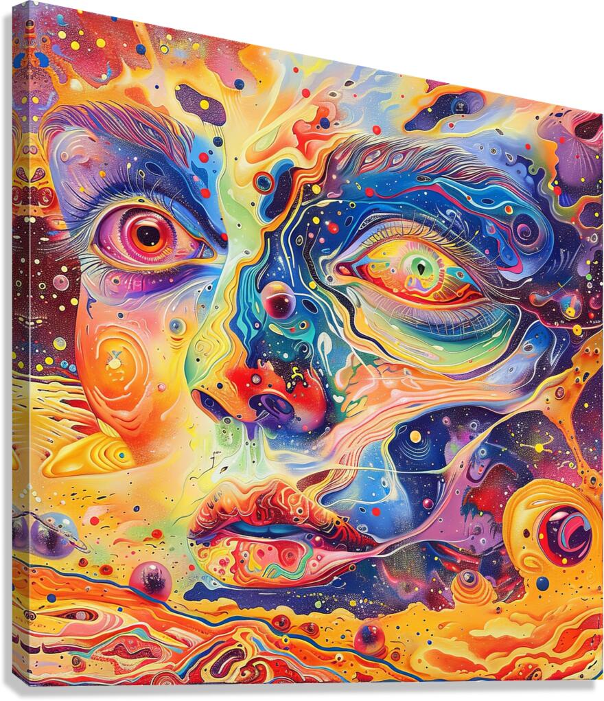 Cosmic Visage  Canvas Print