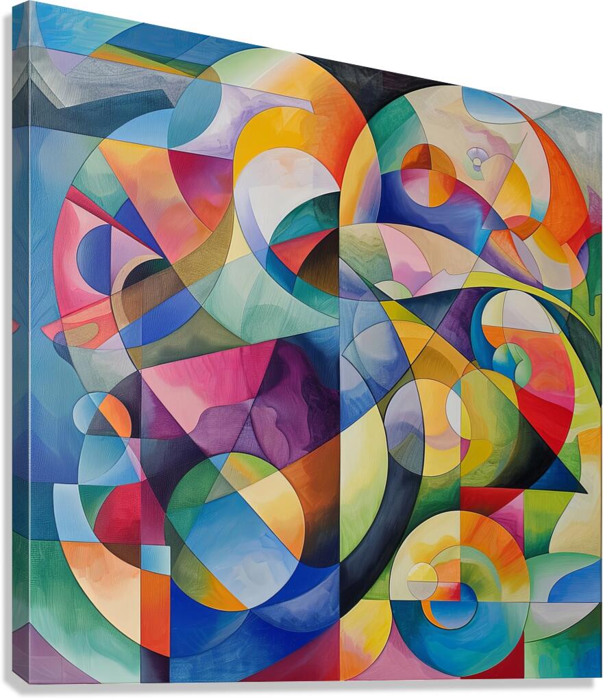 Geometric Symphony Canvas Print