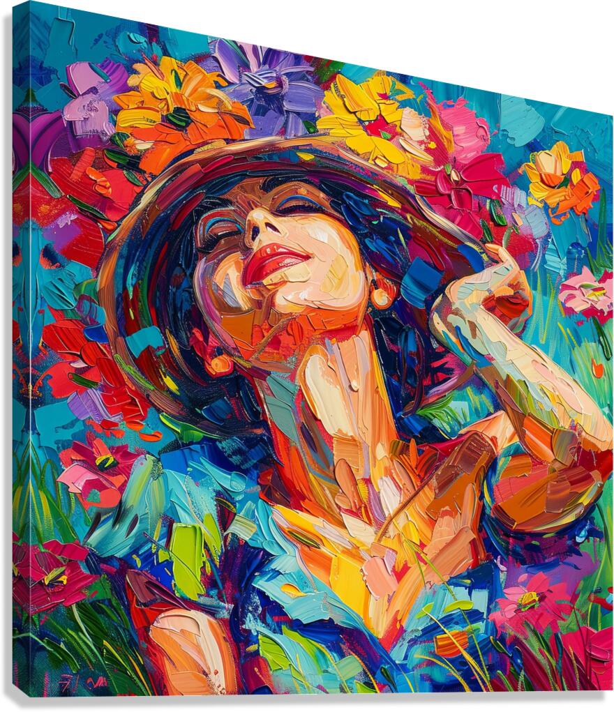 Joy Blooms Canvas Print