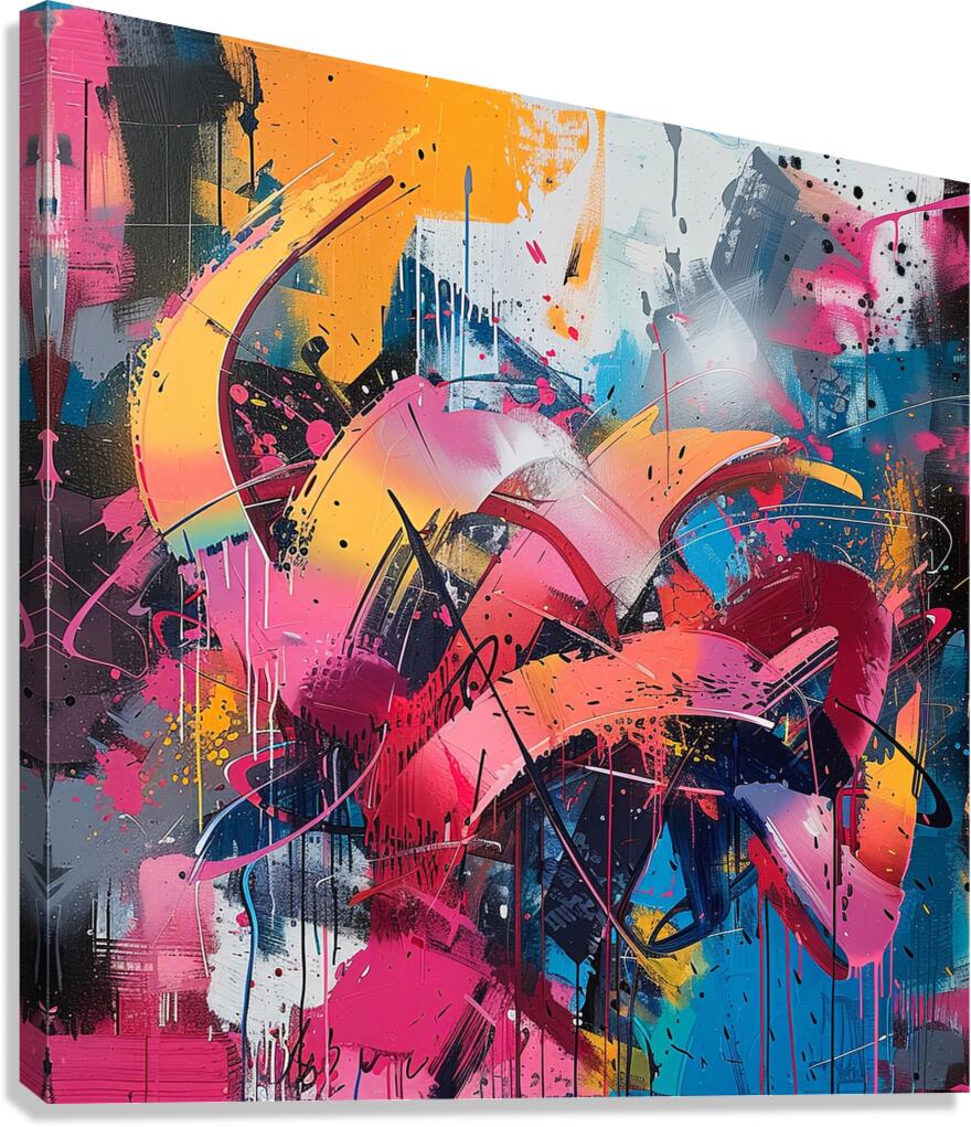 Chromatic Chaos Canvas Print