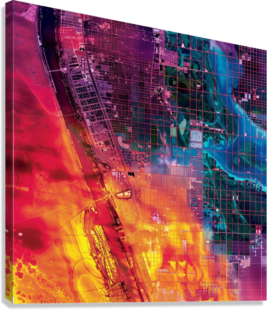 Urban Gradient Canvas Print