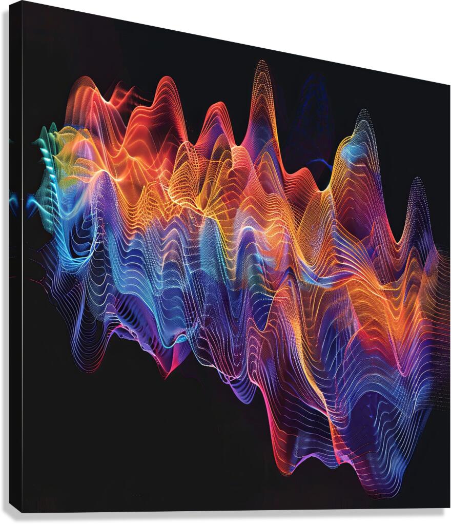 Harmonic Waves Canvas Print