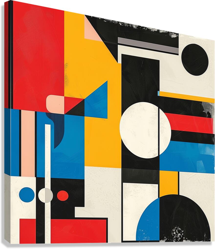 Geometric Harmony Canvas Print