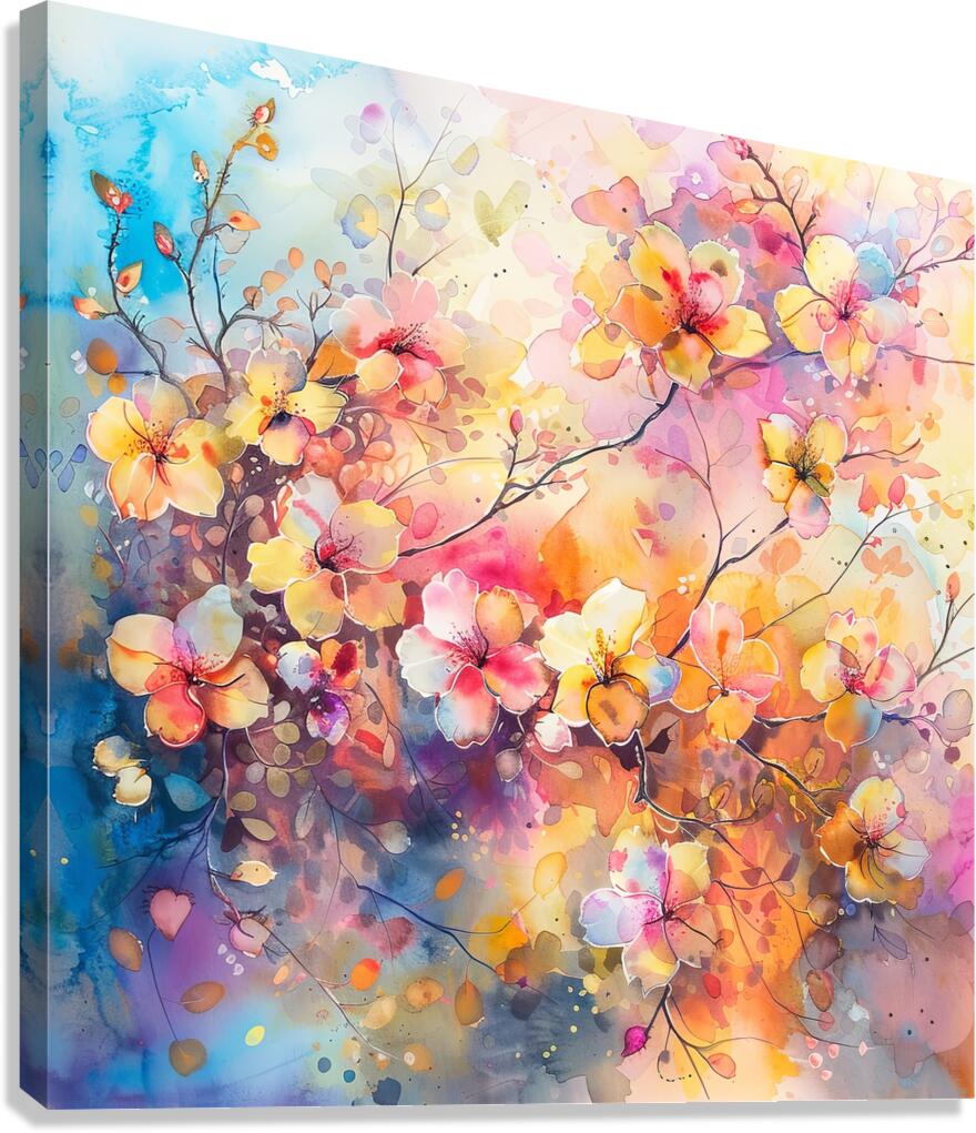 Blooming Harmony Canvas Print