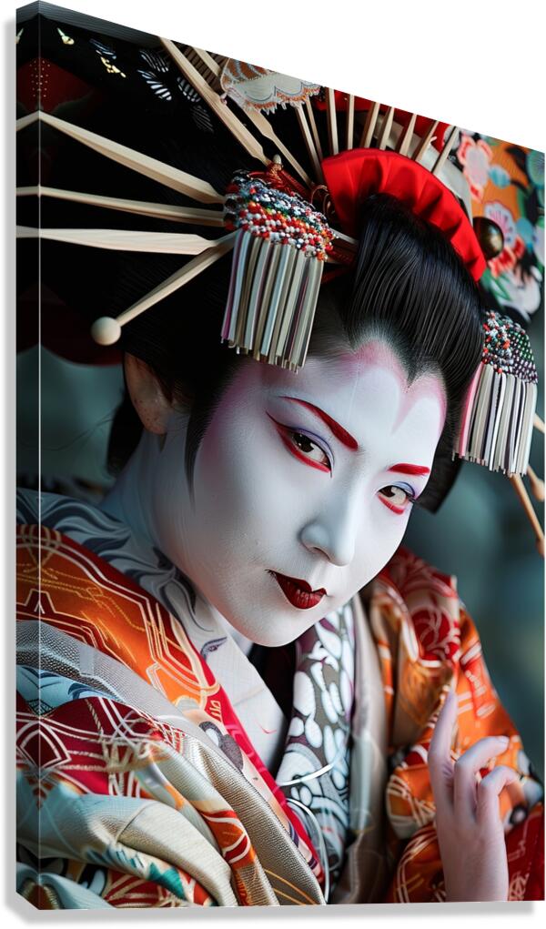 Grace of the Geisha Canvas Print